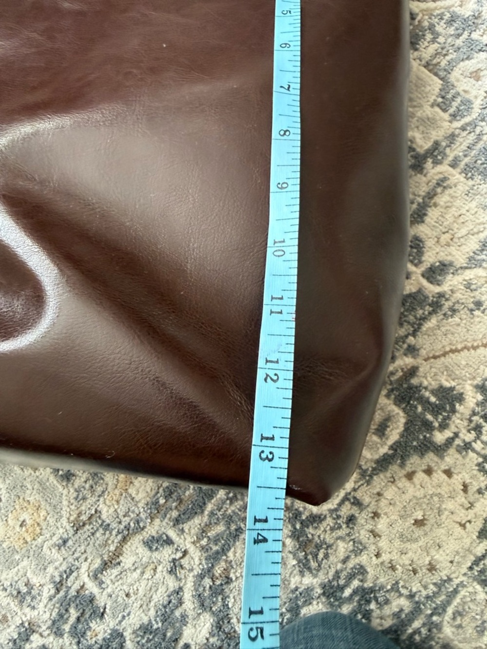 SZONE Leather Tote - Chocolate Brown - Picture 13 of 14